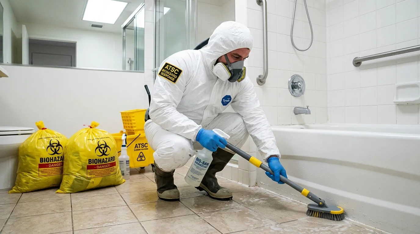 Decontamination equipment deployed for Blood Cleanup in East Haddam